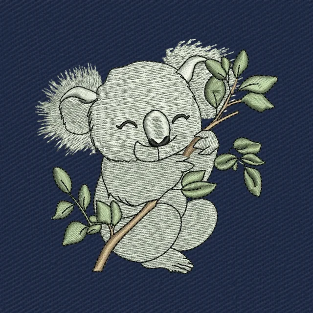 Cute Baby Koala Stickdatei