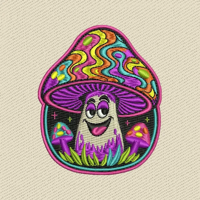 Champignon mignon de dessin animé