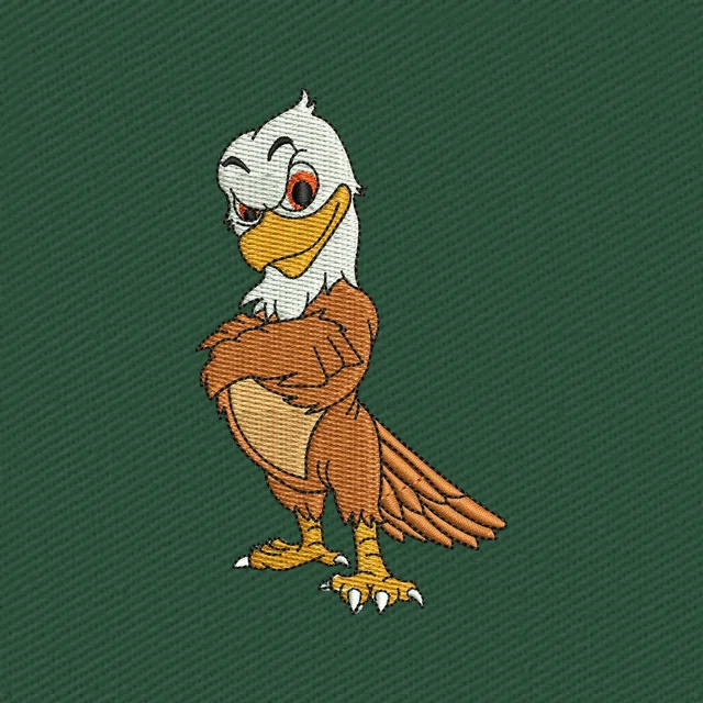 Cute Eagle Cartoon Stickdatei
