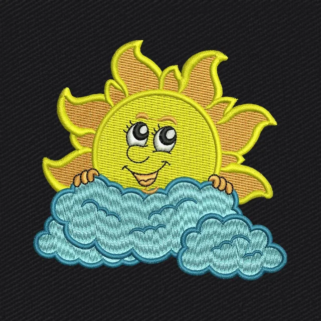 Soleil mignon de dessin animé 2