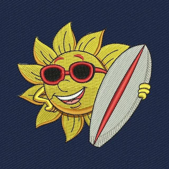 Soleil mignon de dessin animé N