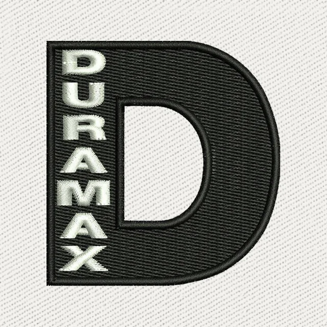 Duramax Black D Emblem