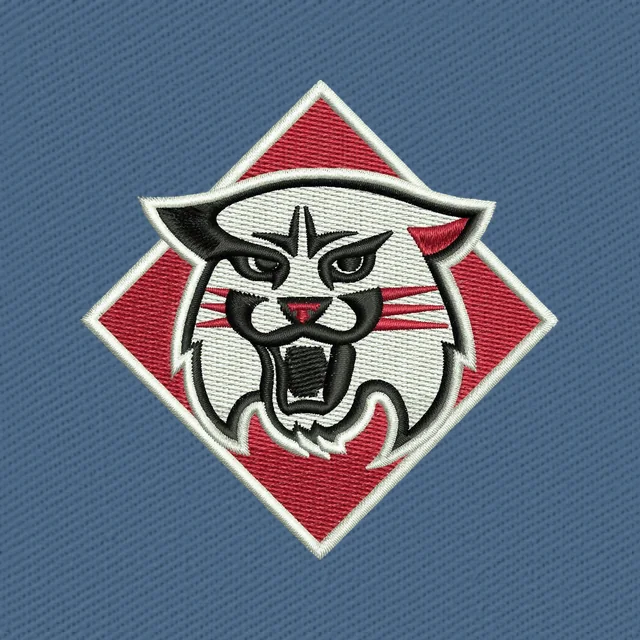 Davidson Wildcats Rautenlogo Stickdatei
