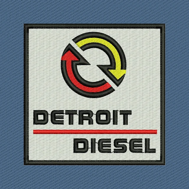 Detroit Diesel Logo 2 Embroidery Design