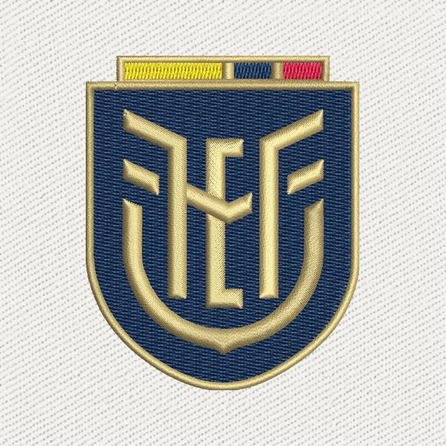 Ecuador National Football Team Logo Stickdatei