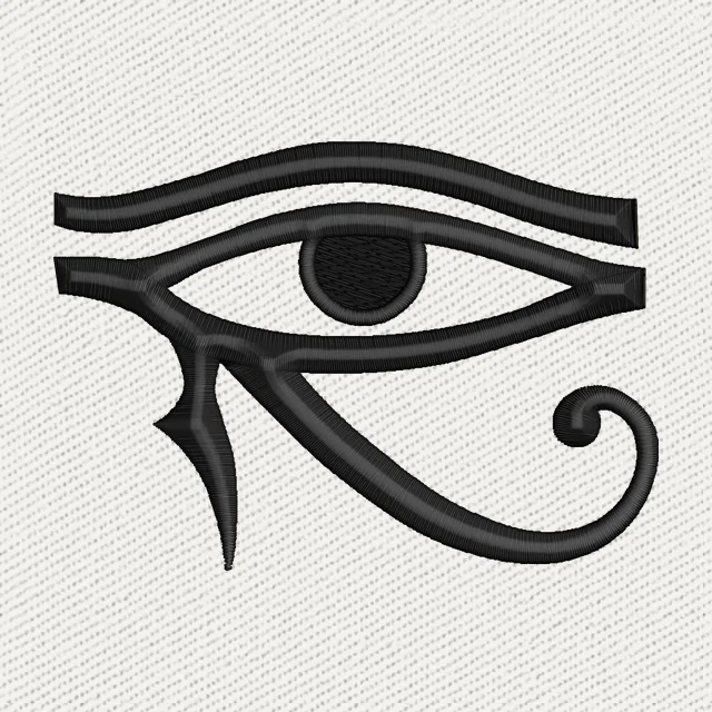 Egyptian Eye Embroidery Design