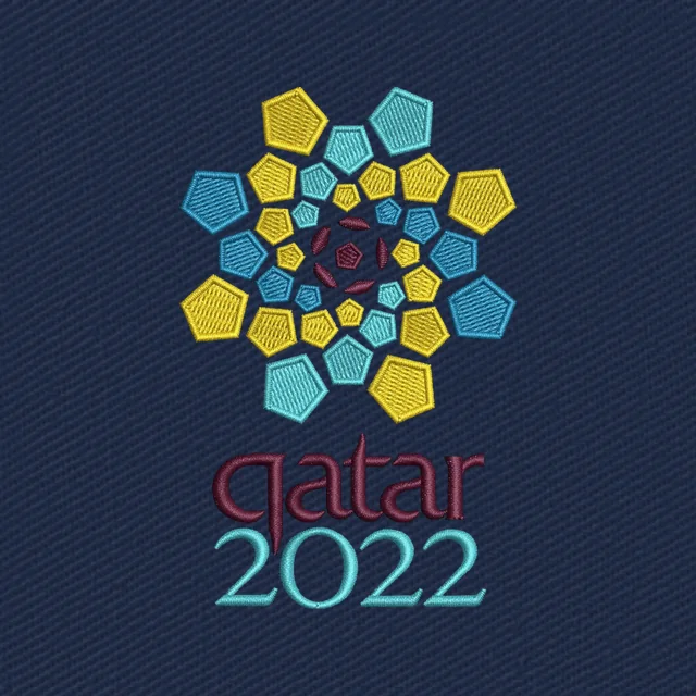 FIFA World Cup 2022 Qatar Logo Stickdatei