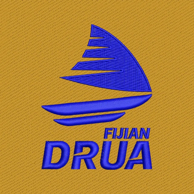 Fijian Drua Rugby Team Logo Stickdatei
