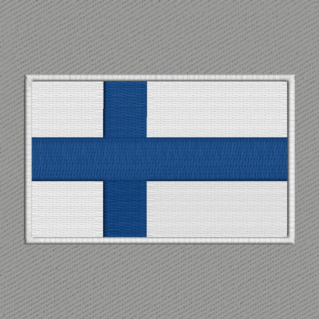 Finland Flag Embroidery Design