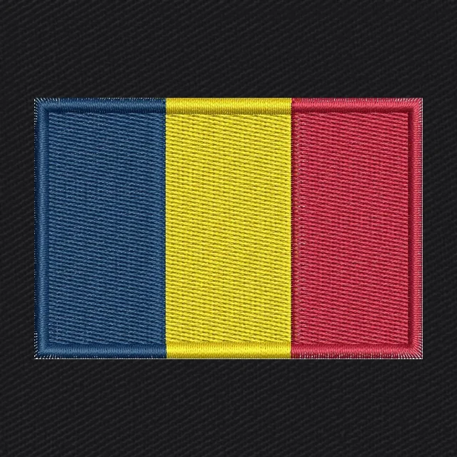 Flag of Chad Stickdatei