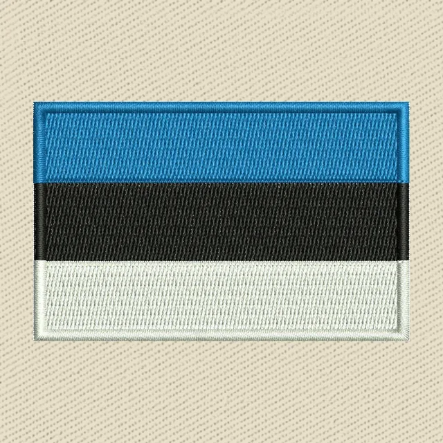 Flag of Estonia Stickdatei
