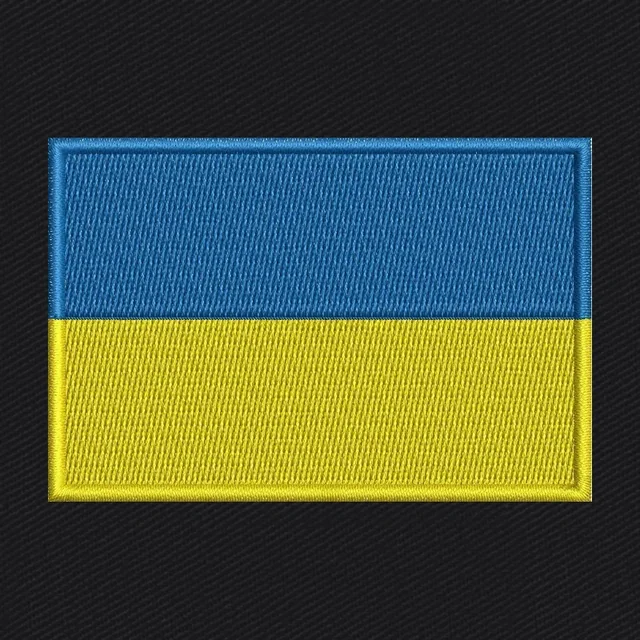 Drapeau ukrainien bleu et jaune