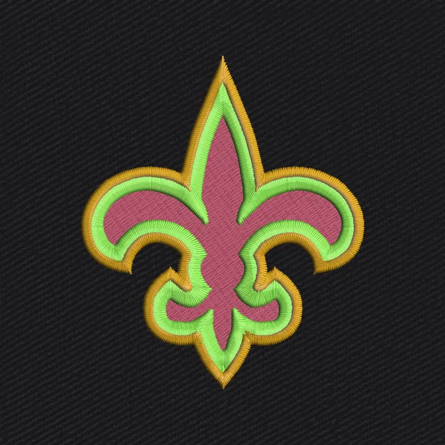 Fleur De Lis Embroidery Design