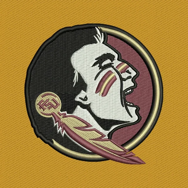Florida State Seminoles Football Team Logo Embroidery Design