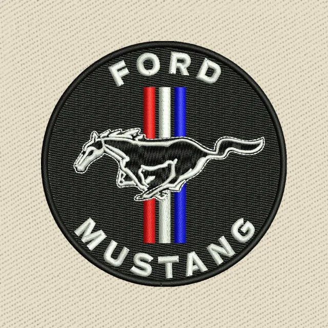 Ford Mustang Logo 2 Stickdatei