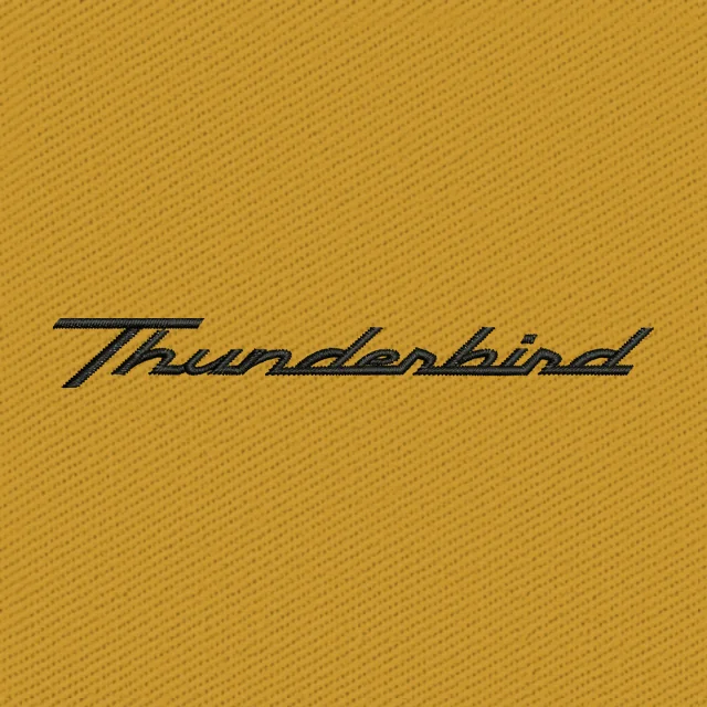 Ford Thunderbird Logo Embroidery Design