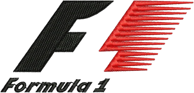 Ricamo Logo Formula One su tessuto
