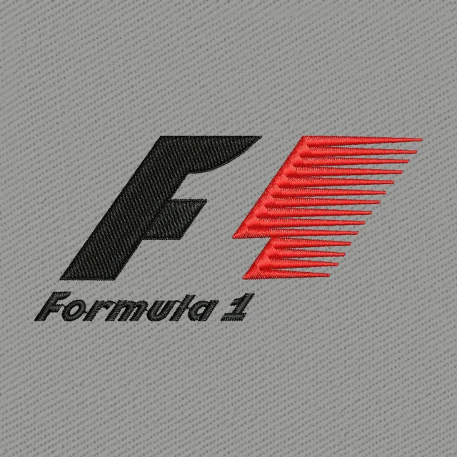 Formula One Logo Embroidery Design