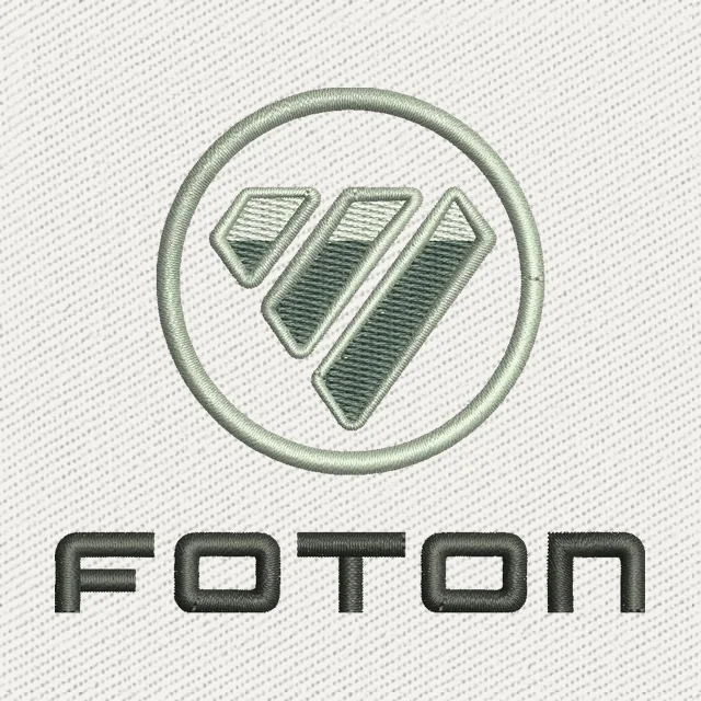 Foton Motor Logo Embroidery Design