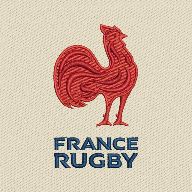 France National Rugby Union Team Logo Stickdatei