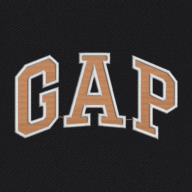 GAP Logo Embroidery Design