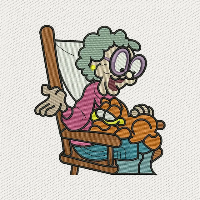 Garfield nonna Arbuckle animato
