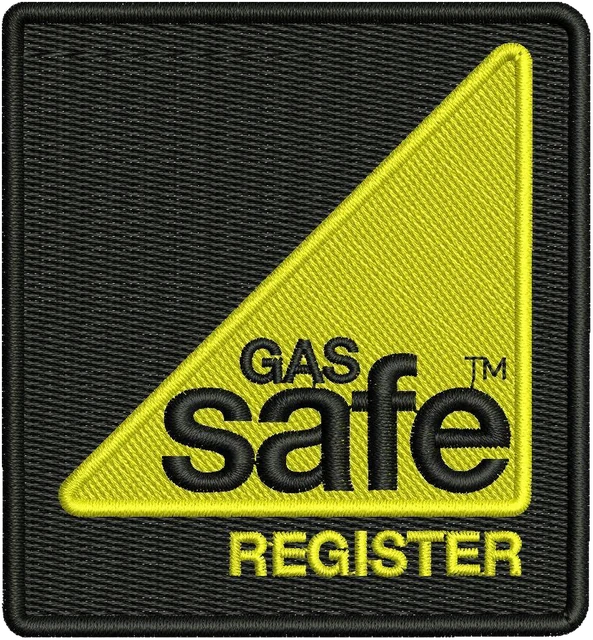 Ricamo Logo Gas Safe 2 su tessuto