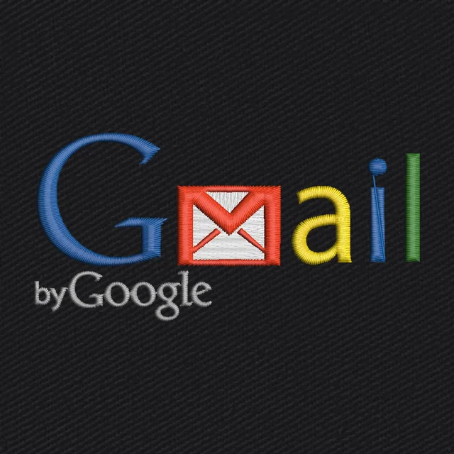 Gmail Logo Embroidery Design
