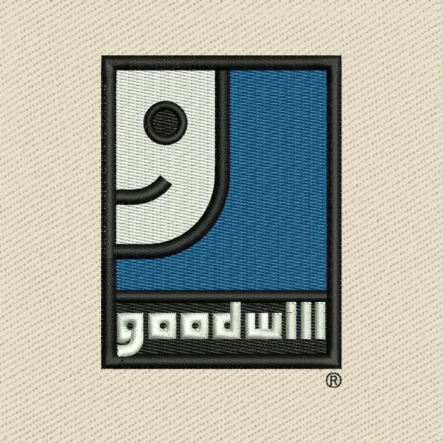 Goodwill Industries Logo Stickdatei