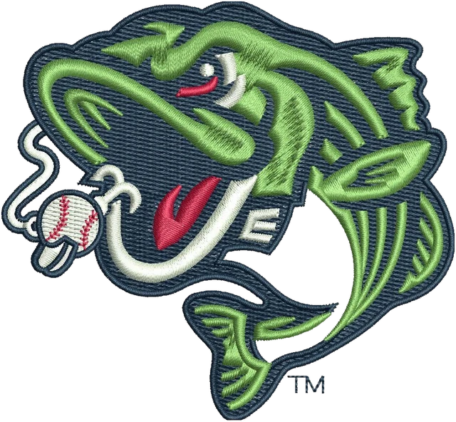Ricamo Logo della squadra di baseball Gwinnett Stripers su tessuto