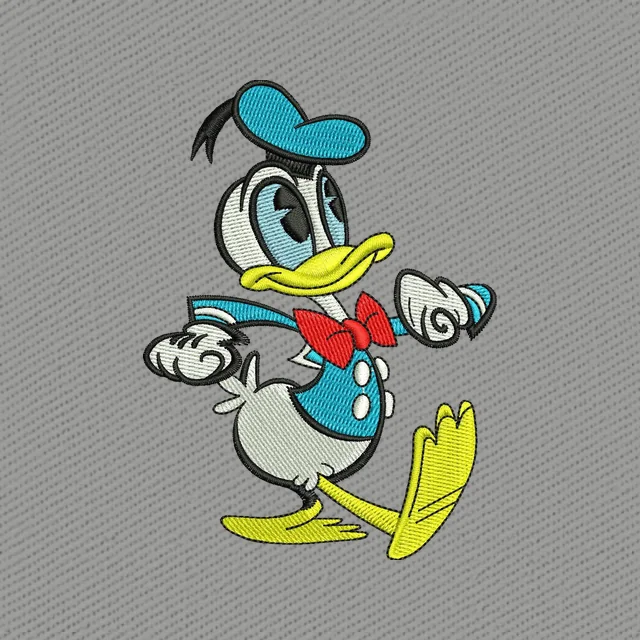 Disegno da ricamo Donald Duck in posa da marinaio