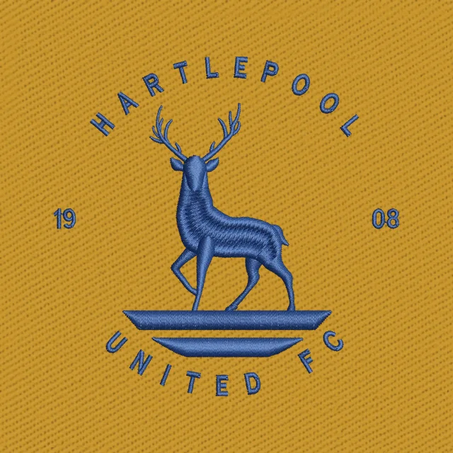 Hartlepool United Football Club Logo Stickdatei