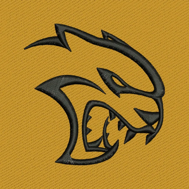 Hellcat Logo Embroidery Design