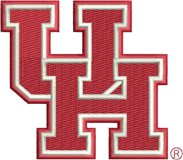 Ricamo Nuovo logo Houston Cougars su tessuto