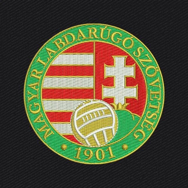 Hungary National Football Team Logo Stickdatei