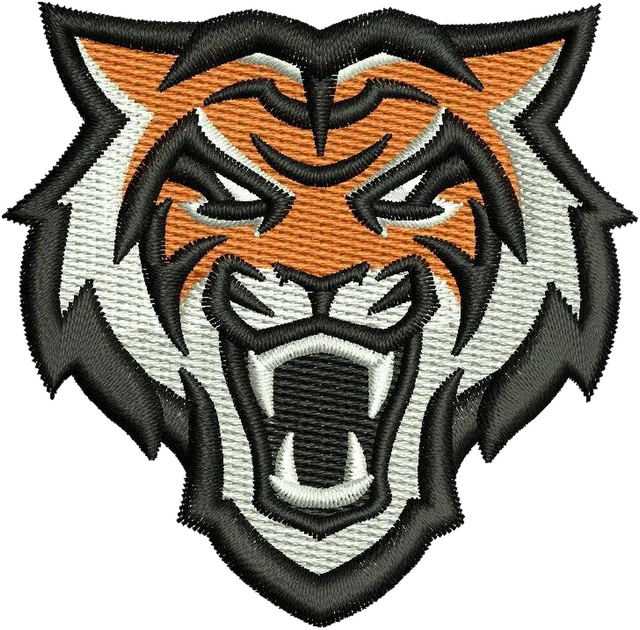 Motif de broderie Logo Idaho State Bengals brodé sur tissu