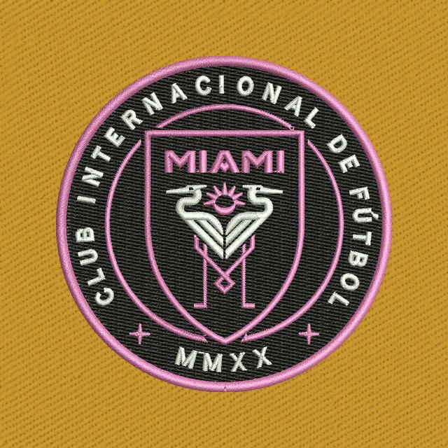 Inter Miami CF Soccer Club Logo Stickdatei