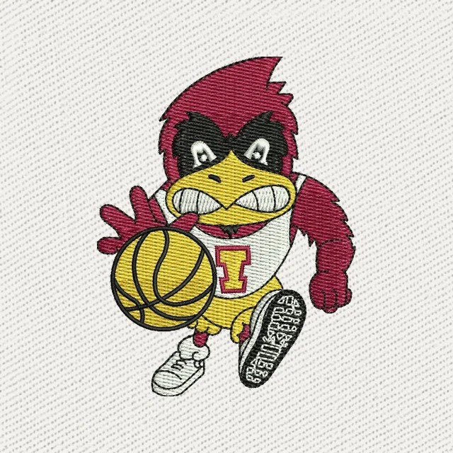 Iowa State Cyclones Football Mascot Logo Stickdatei