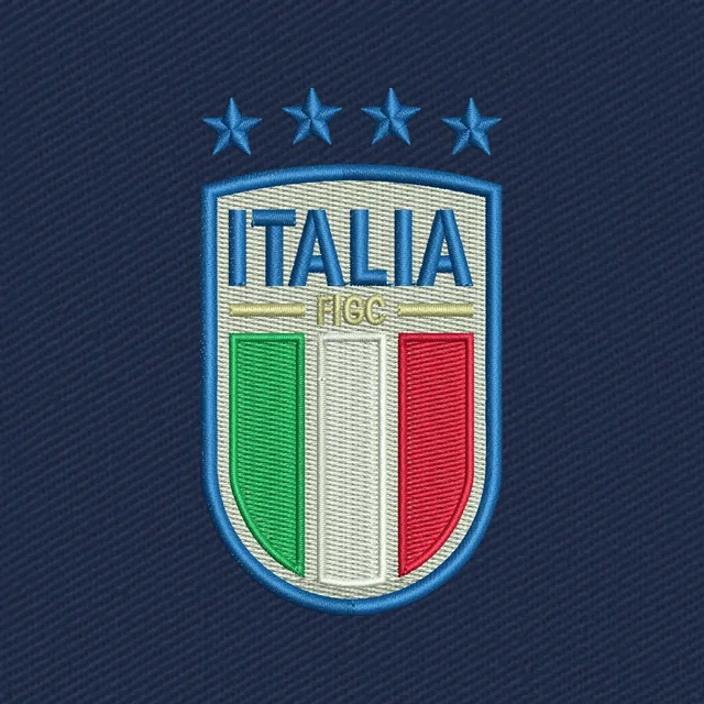 Italy National Football Team Logo Stickdatei