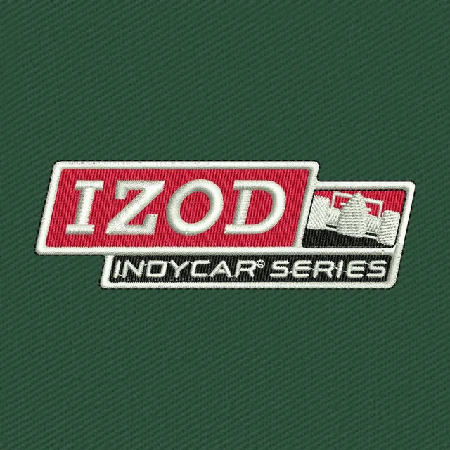 IZOD IndyCar Series rot-schwarzes Abzeichen Stickdatei