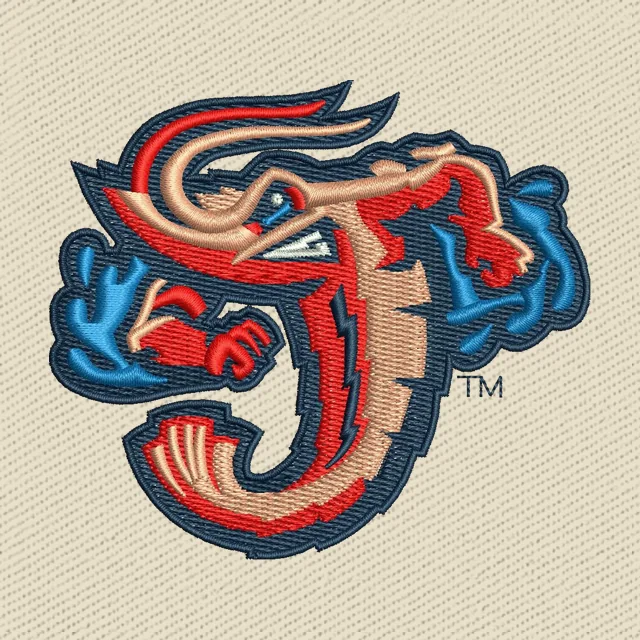 Jacksonville Jumbo Shrimp Logo Stickdatei