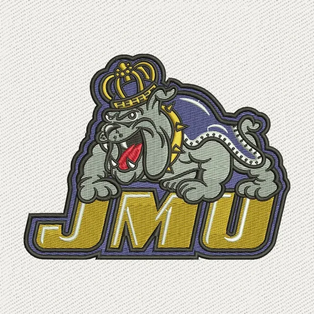 James Madison Dukes Logo Embroidery Design