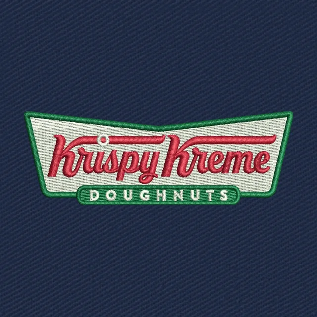 Krispy Kreme Logo Embroidery Design