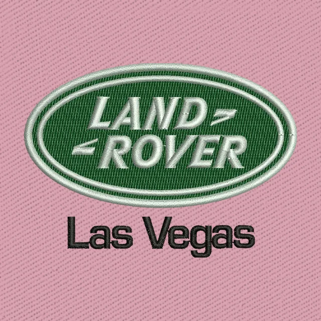Land Rover Las Vegas Logo Embroidery Design