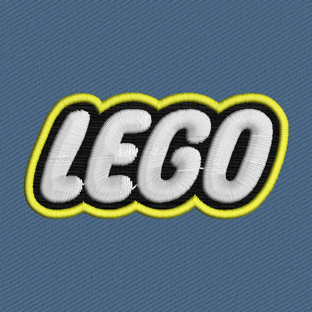 Lego logo 2 Embroidery Design