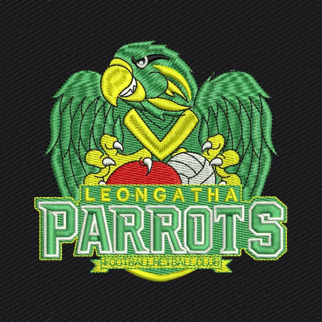 Leongatha Parrots Logo Stickdatei