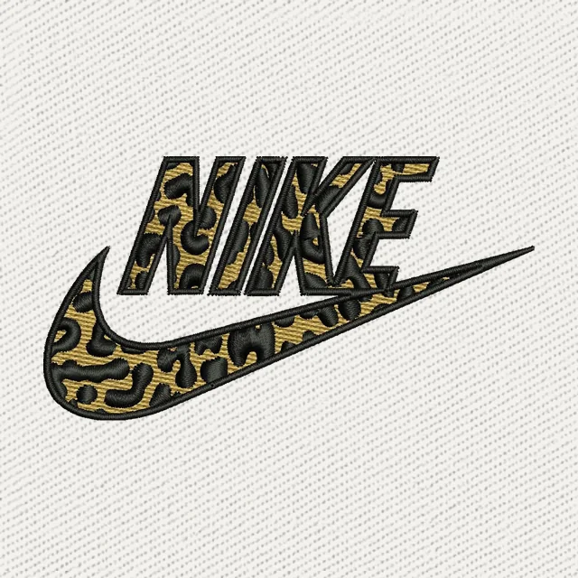 Logo Nike leopardato
