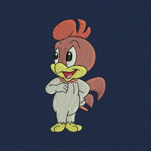 Diseño de bordado Foghorn Leghorn bebé de dibujos animados