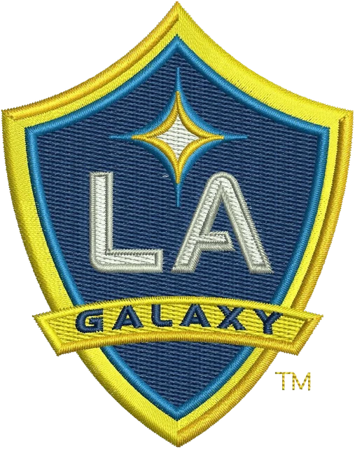 Ricamo Stemma LA Galaxy su tessuto