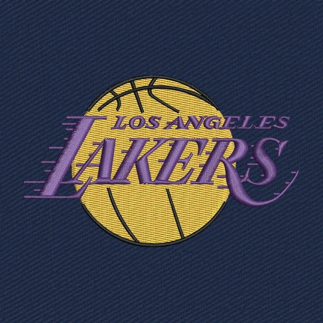 Los Angeles Lakers Logo Embroidery Design